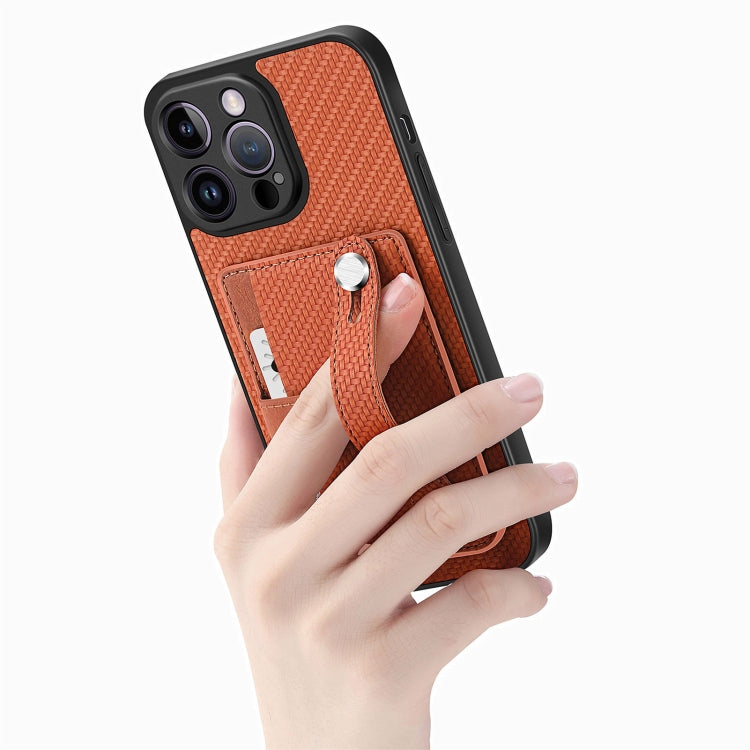 For iPhone 14 Pro Max Wristband Kickstand Card Wallet Back Cover Phone Case with Tool Knife