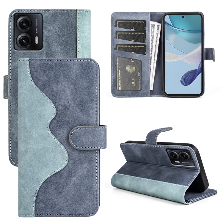 For Motorola Moto G53 Stitching Horizontal Flip Leather Phone Case