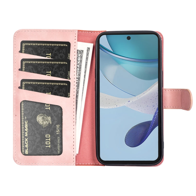 For Motorola Moto G53 Stitching Horizontal Flip Leather Phone Case