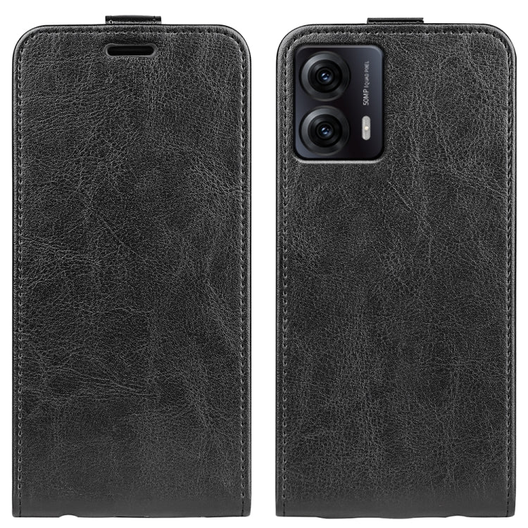 For Motorola Moto G53 R64 Texture Single Vertical Flip Leather Phone Case