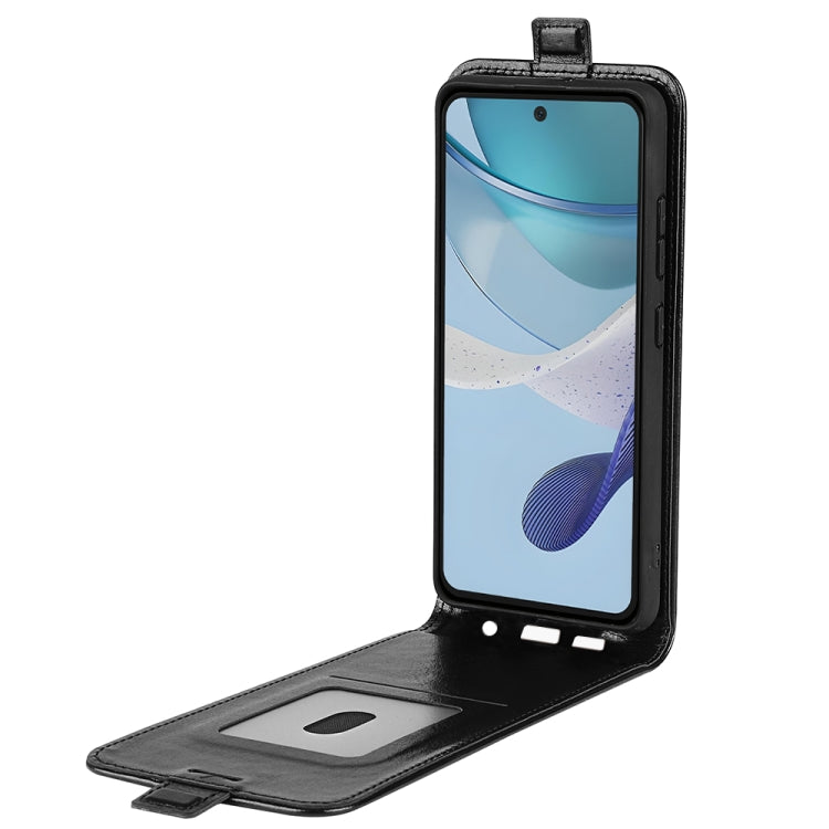 For Motorola Moto G53 R64 Texture Single Vertical Flip Leather Phone Case