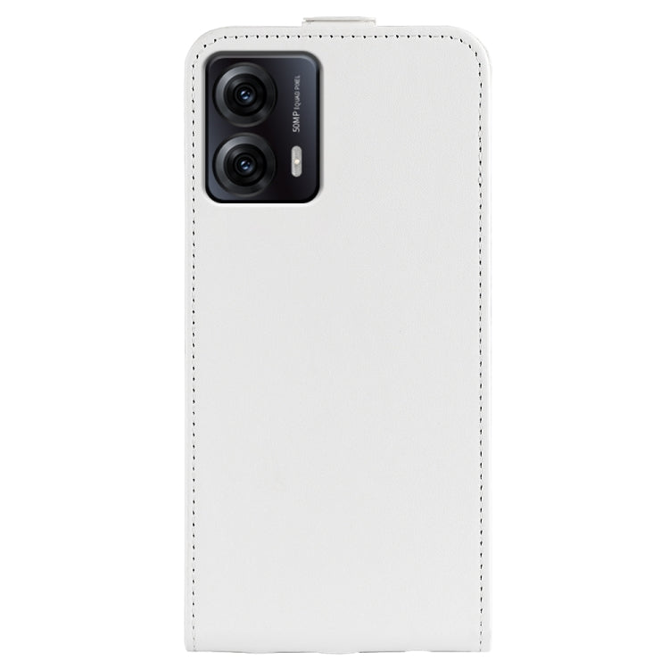 For Motorola Moto G53 R64 Texture Single Vertical Flip Leather Phone Case