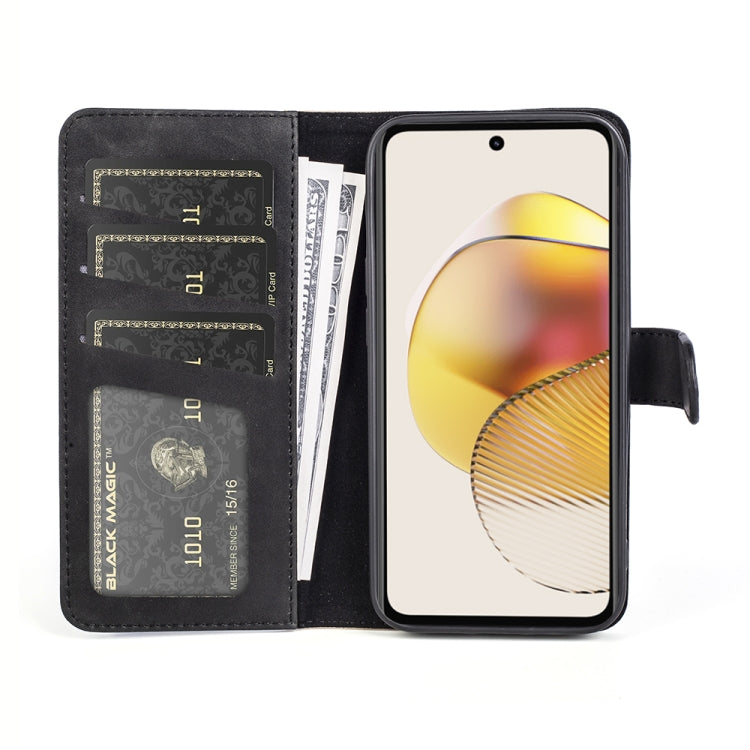 For Motorola Moto G73 Stitching Horizontal Flip Leather Phone Case