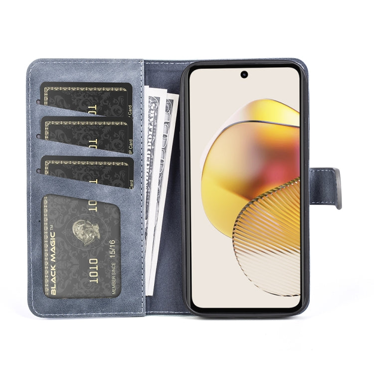 For Motorola Moto G73 Stitching Horizontal Flip Leather Phone Case