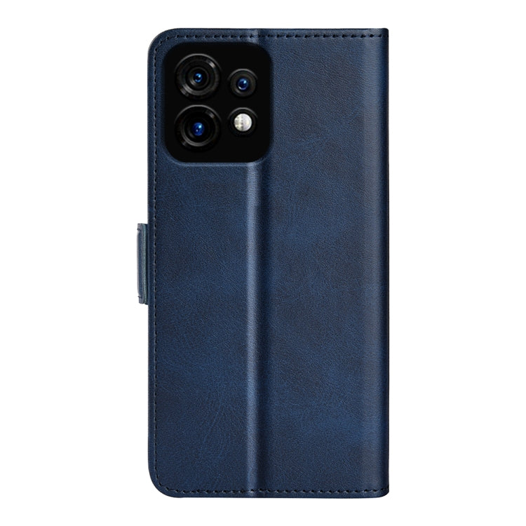 For Motorola Moto X40 Dual-side Magnetic Buckle Horizontal Flip Leather Phone Case