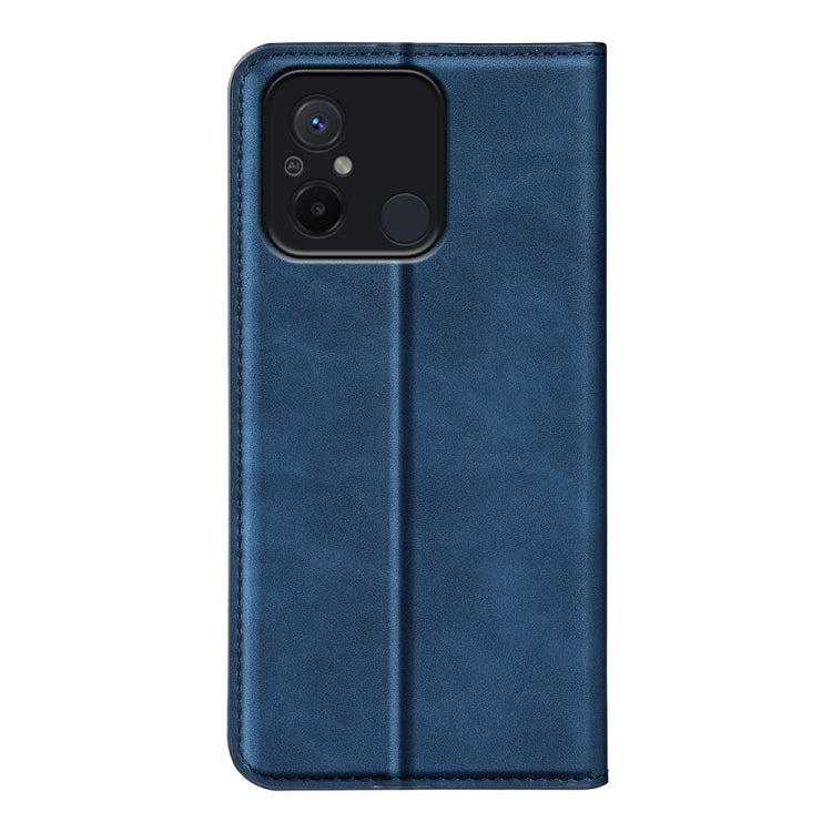 For Xiaomi Redmi 12C Retro-skin Magnetic Suction Leather Phone Case