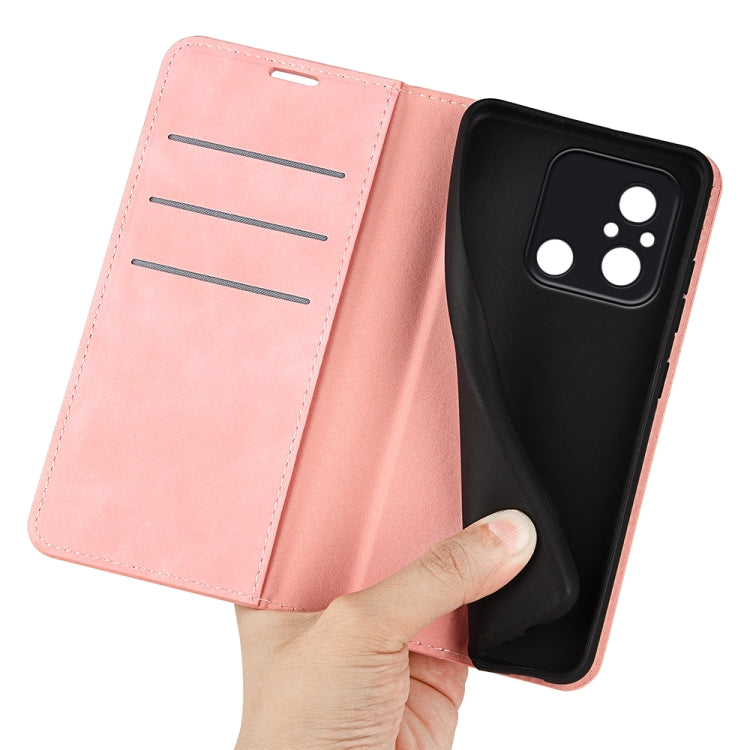 For Xiaomi Redmi 12C Retro-skin Magnetic Suction Leather Phone Case