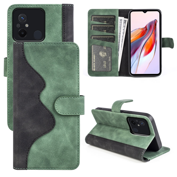 For Xiaomi Redmi 12C Stitching Horizontal Flip Leather Phone Case