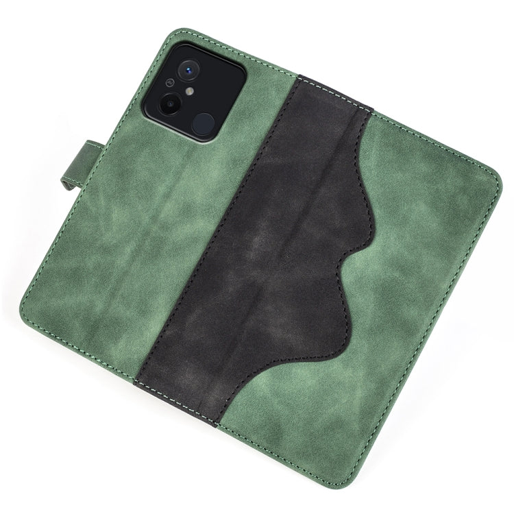 For Xiaomi Redmi 12C Stitching Horizontal Flip Leather Phone Case