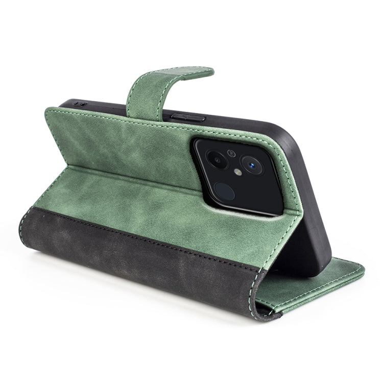 For Xiaomi Redmi 12C Stitching Horizontal Flip Leather Phone Case