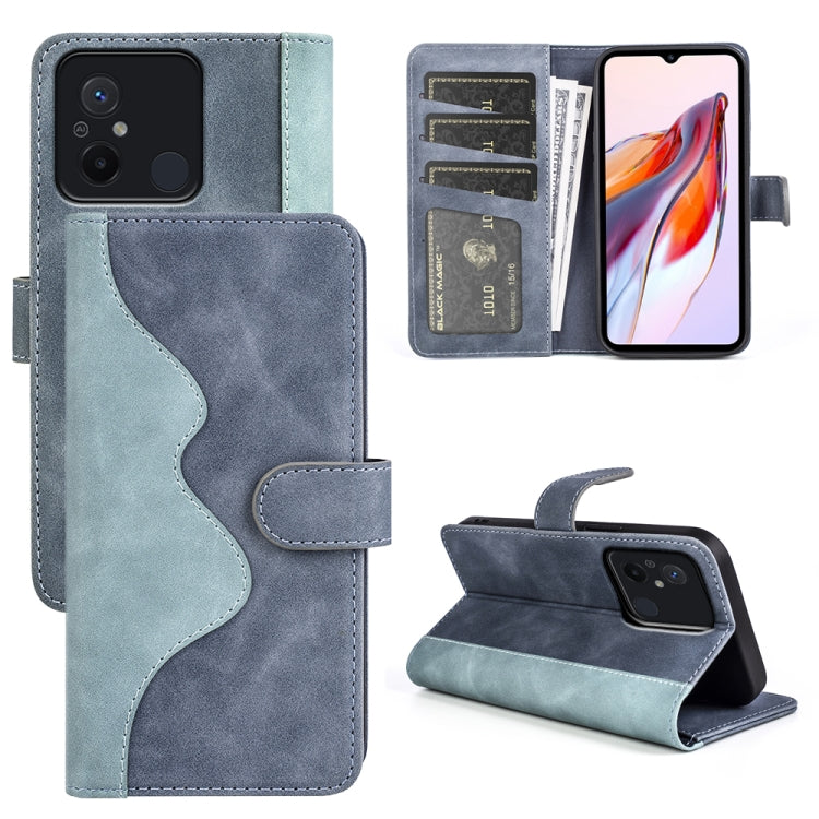 For Xiaomi Redmi 12C Stitching Horizontal Flip Leather Phone Case