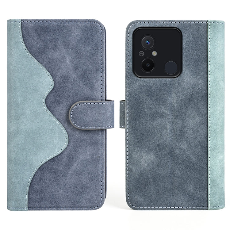 For Xiaomi Redmi 12C Stitching Horizontal Flip Leather Phone Case