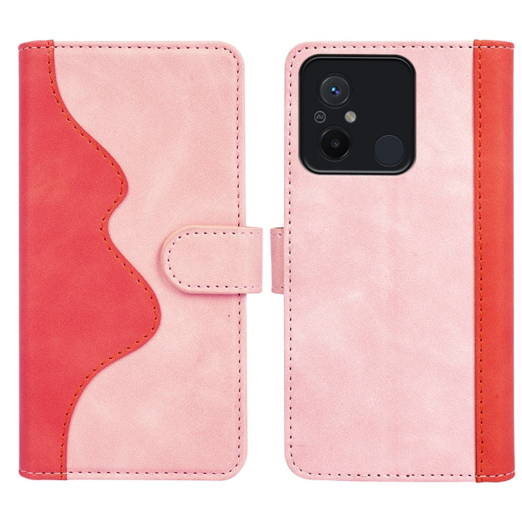 For Xiaomi Redmi 12C Stitching Horizontal Flip Leather Phone Case