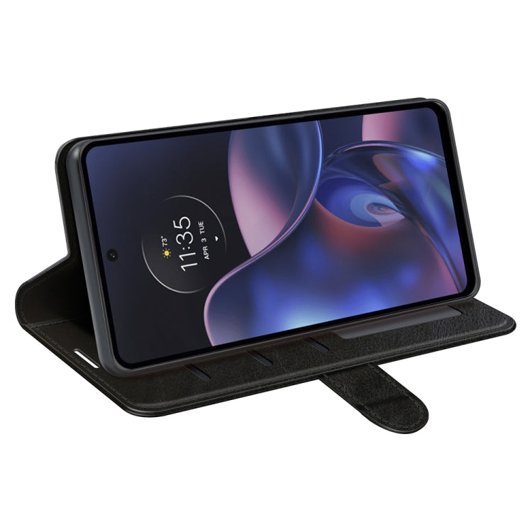 For Motorola Moto Edge 2022 R64 Texture Horizontal Flip Leather Phone Case