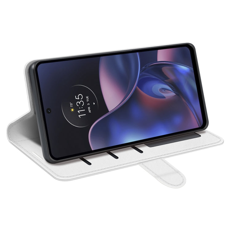 For Motorola Moto Edge 2022 R64 Texture Horizontal Flip Leather Phone Case