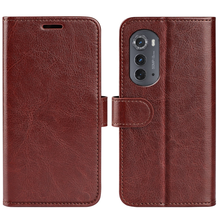 For Motorola Moto Edge 2022 R64 Texture Horizontal Flip Leather Phone Case
