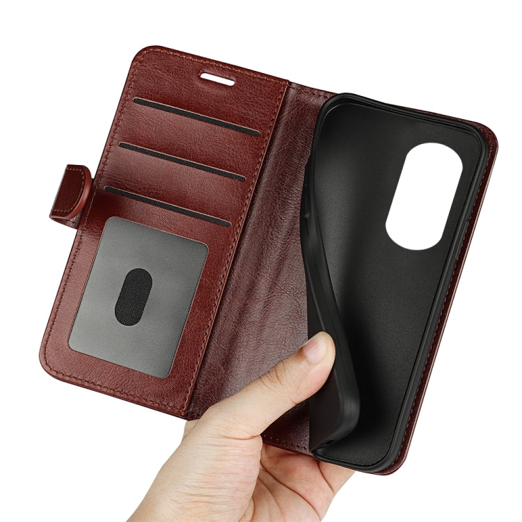 For Motorola Moto Edge 2022 R64 Texture Horizontal Flip Leather Phone Case