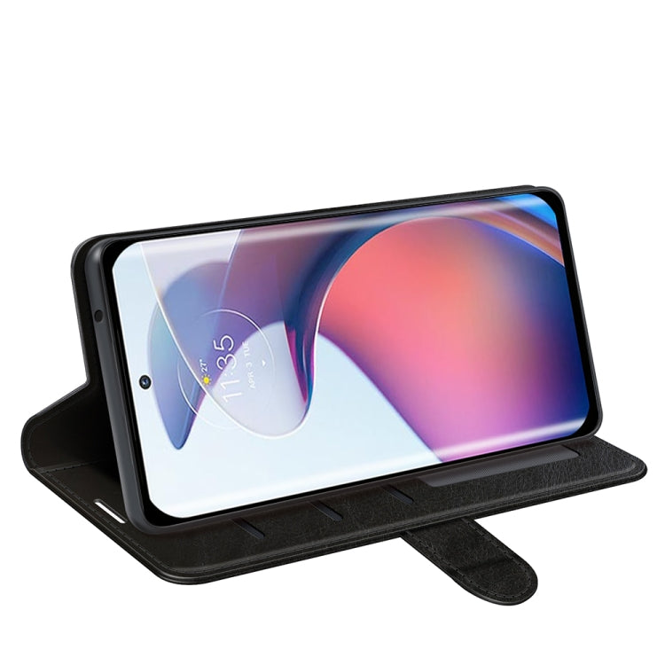 For Motorola Moto S30 Pro R64 Texture Horizontal Flip Leather Phone Case