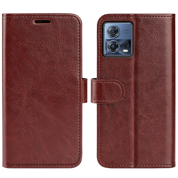 For Motorola Moto S30 Pro R64 Texture Horizontal Flip Leather Phone Case