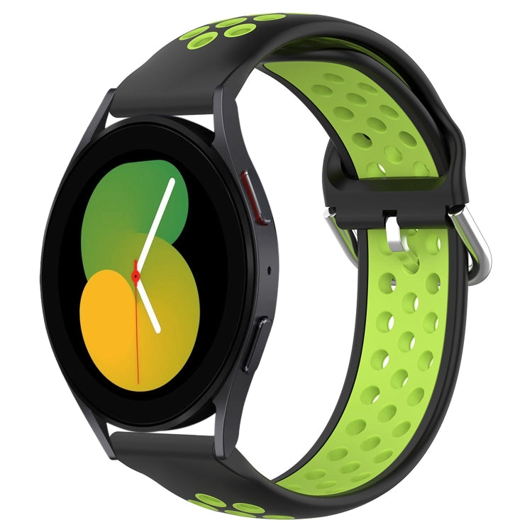 For Samsung Galaxy Watch 5 40mm 20mm Perforated Breathable Sports Silicone Watch Band