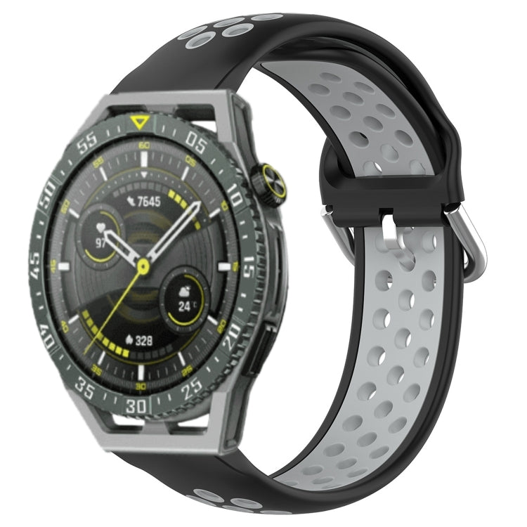 For Huawei Watch GT3 SE 22mm Perforated Breathable Sports Silicone Watch Band