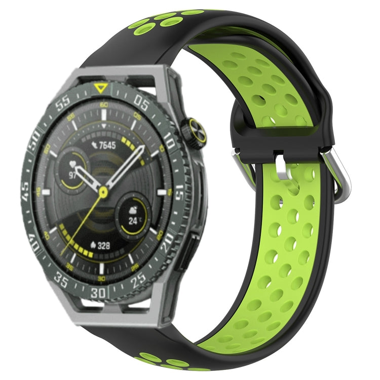 For Huawei Watch GT3 SE 22mm Perforated Breathable Sports Silicone Watch Band