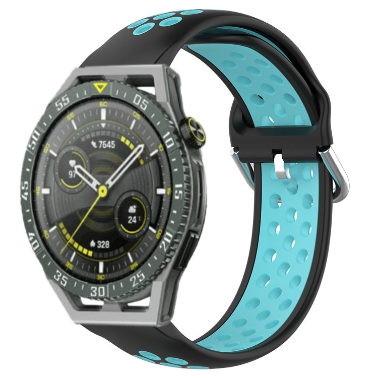 For Huawei Watch GT3 SE 22mm Perforated Breathable Sports Silicone Watch Band