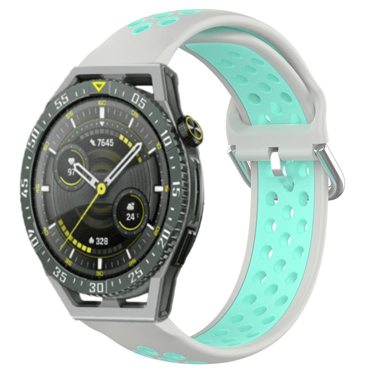 For Huawei Watch GT3 SE 22mm Perforated Breathable Sports Silicone Watch Band