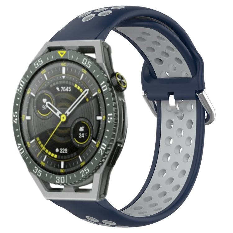 For Huawei Watch GT3 SE 22mm Perforated Breathable Sports Silicone Watch Band