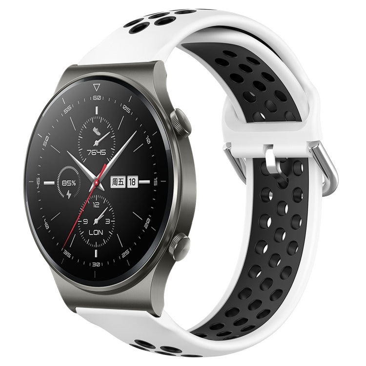 For Huawei GT2 Pro 22mm Perforated Breathable Sports Silicone Watch Band