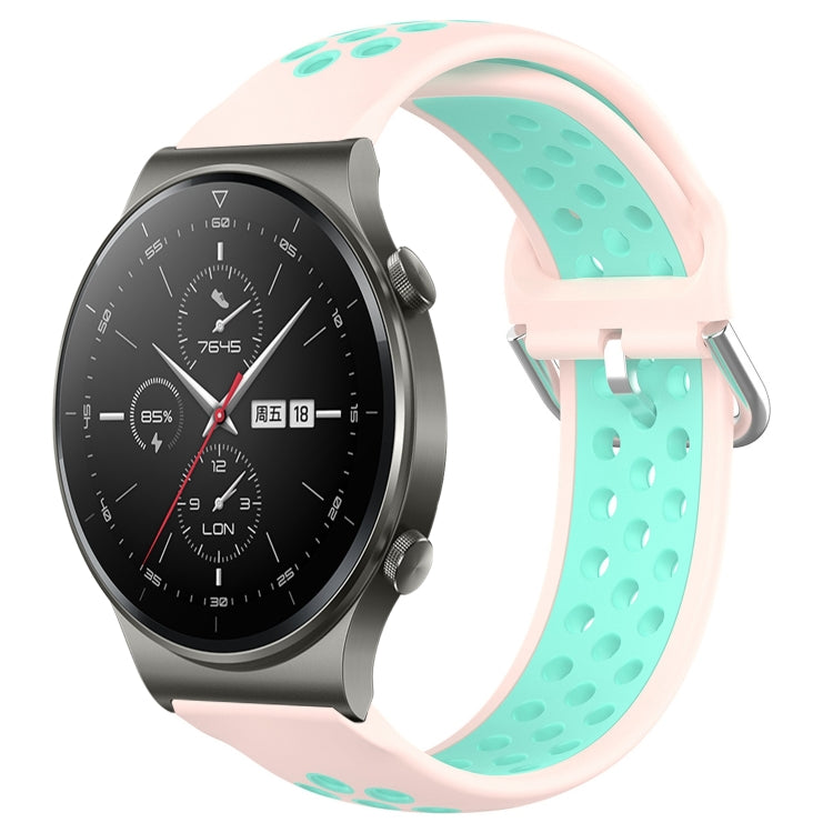 For Huawei GT2 Pro 22mm Perforated Breathable Sports Silicone Watch Band