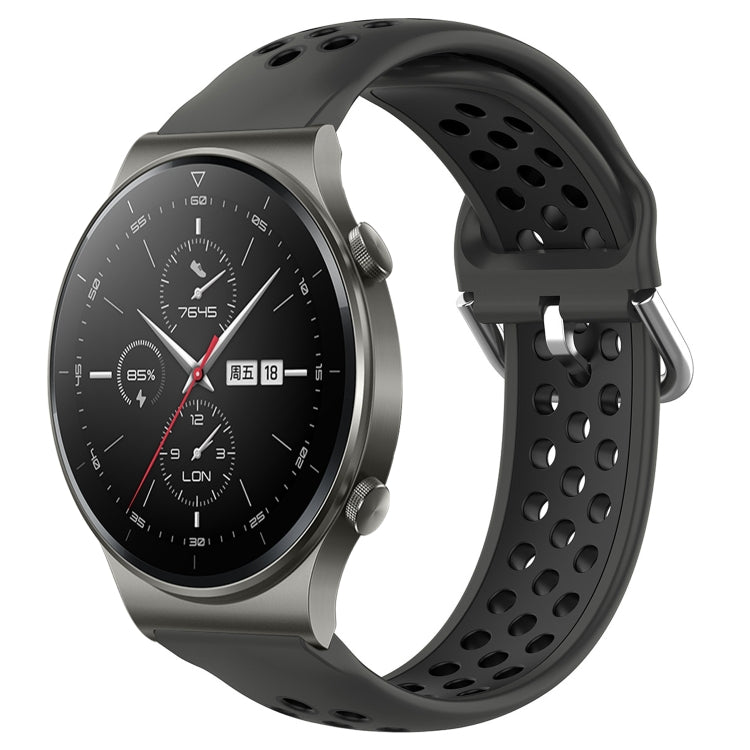 For Huawei GT2 Pro 22mm Perforated Breathable Sports Silicone Watch Band