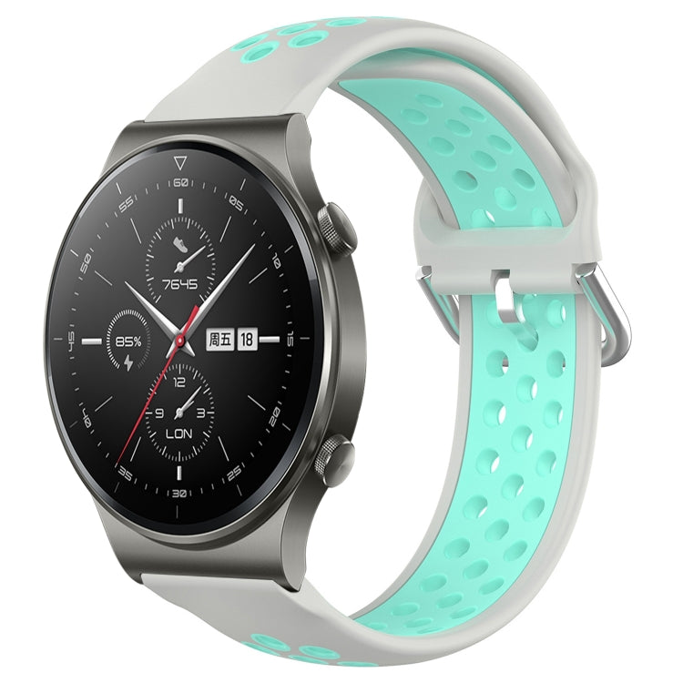 For Huawei GT2 Pro 22mm Perforated Breathable Sports Silicone Watch Band