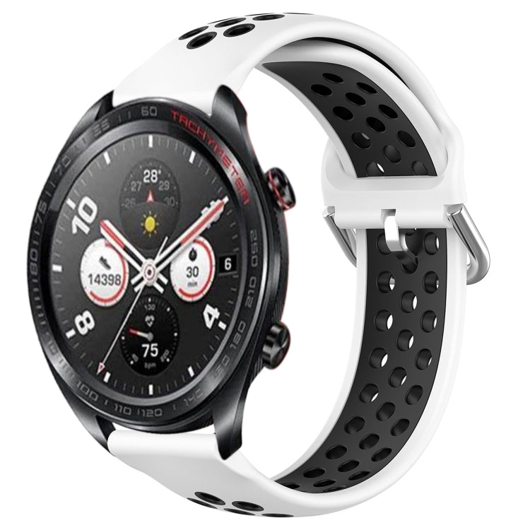 For Honor Watch Dream 22mm Perforated Breathable Sports Silicone Watch Band