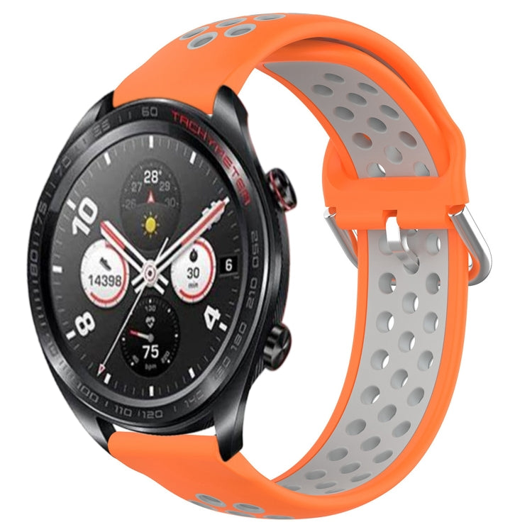 For Honor Watch Dream 22mm Perforated Breathable Sports Silicone Watch Band