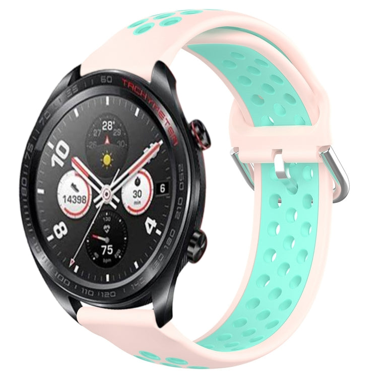 For Honor Watch Dream 22mm Perforated Breathable Sports Silicone Watch Band