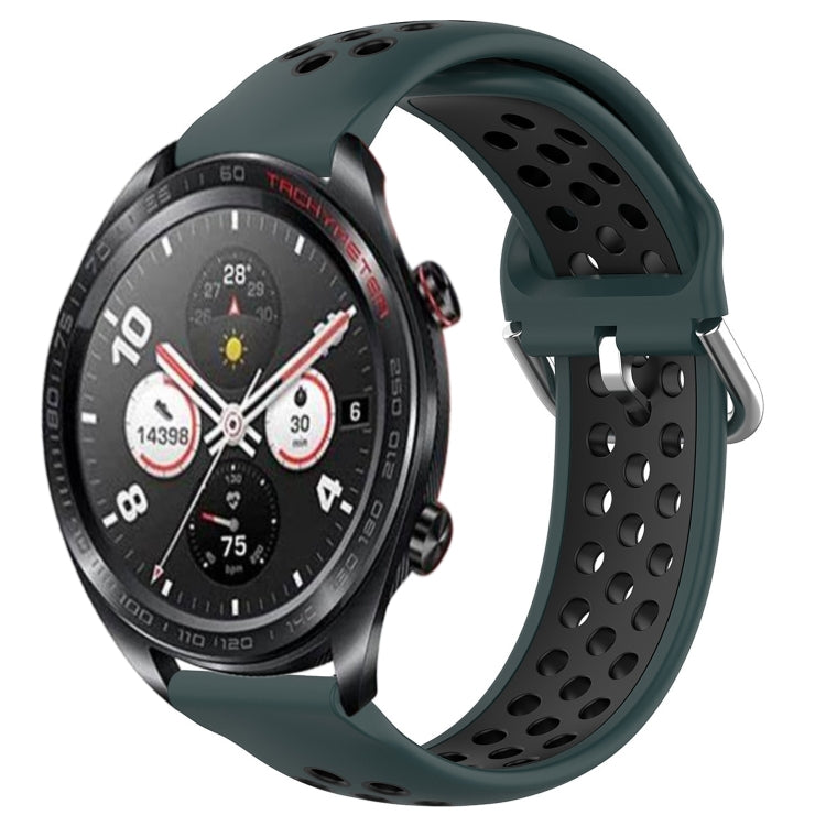 For Honor Watch Dream 22mm Perforated Breathable Sports Silicone Watch Band