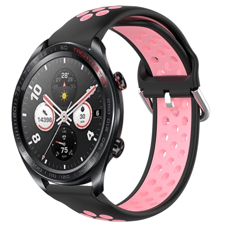 For Honor Watch Dream 22mm Perforated Breathable Sports Silicone Watch Band