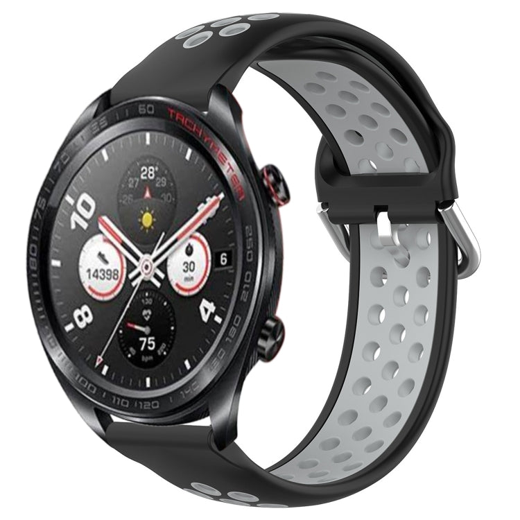 For Honor Watch Dream 22mm Perforated Breathable Sports Silicone Watch Band