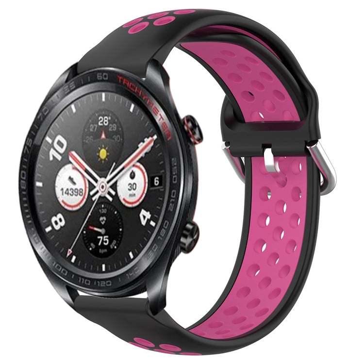 For Honor Watch Dream 22mm Perforated Breathable Sports Silicone Watch Band