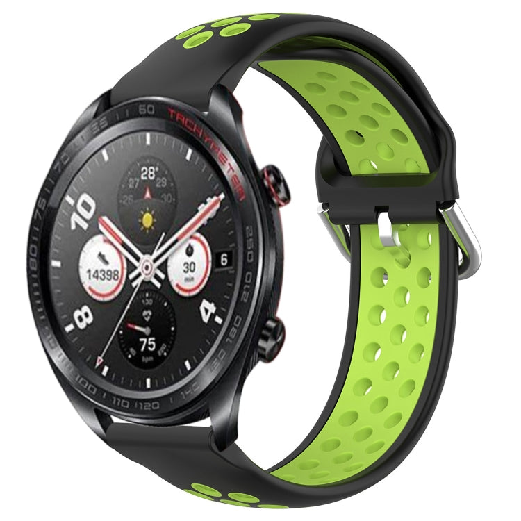 For Honor Watch Dream 22mm Perforated Breathable Sports Silicone Watch Band