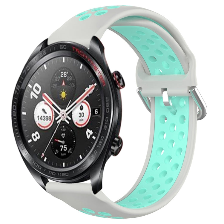 For Honor Watch Dream 22mm Perforated Breathable Sports Silicone Watch Band