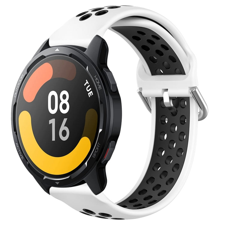 For Xiaomi Watch S1 Active 22mm Perforated Breathable Sports Silicone Watch Band