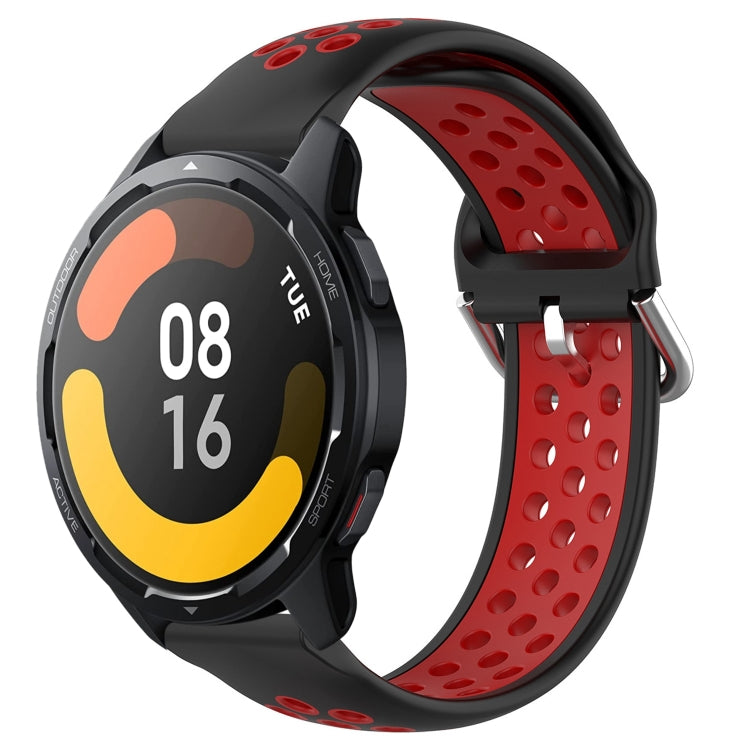 For Xiaomi Watch S1 Active 22mm Perforated Breathable Sports Silicone Watch Band