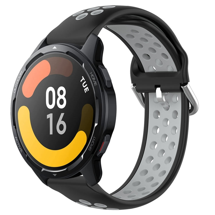 For Xiaomi Watch S1 Active 22mm Perforated Breathable Sports Silicone Watch Band