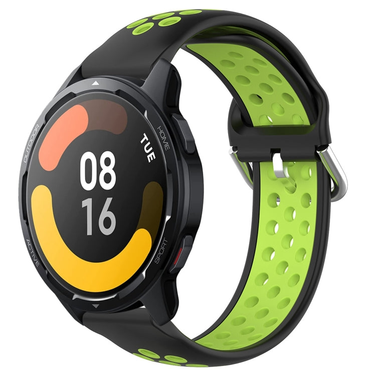 For Xiaomi Watch S1 Active 22mm Perforated Breathable Sports Silicone Watch Band