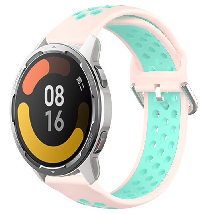 For Xiaomi MI Watch Color 2 22mm Perforated Breathable Sports Silicone Watch Band