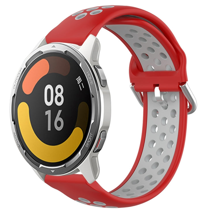 For Xiaomi MI Watch Color 2 22mm Perforated Breathable Sports Silicone Watch Band