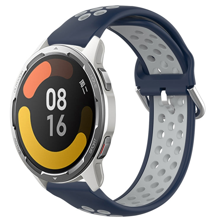 For Xiaomi MI Watch Color 2 22mm Perforated Breathable Sports Silicone Watch Band
