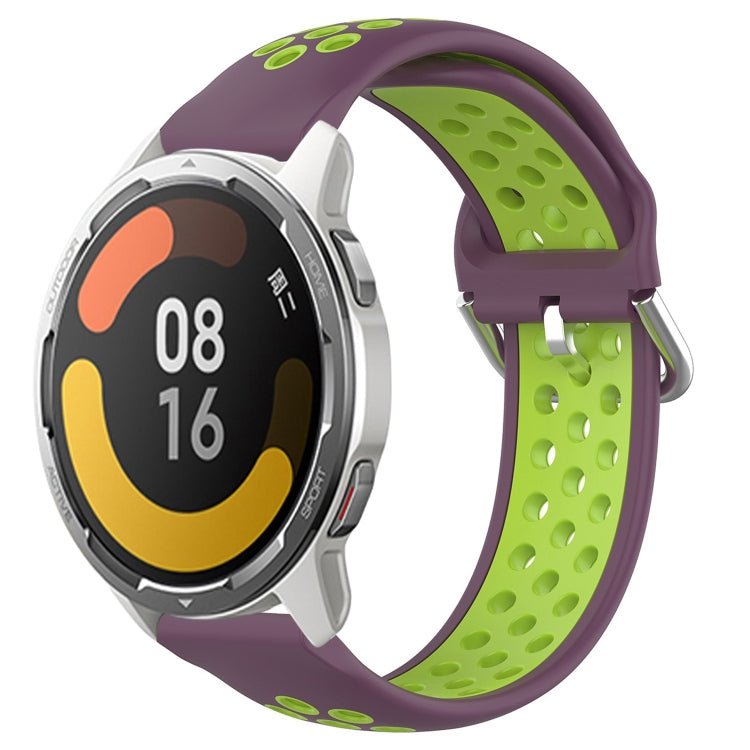 For Xiaomi MI Watch Color 2 22mm Perforated Breathable Sports Silicone Watch Band